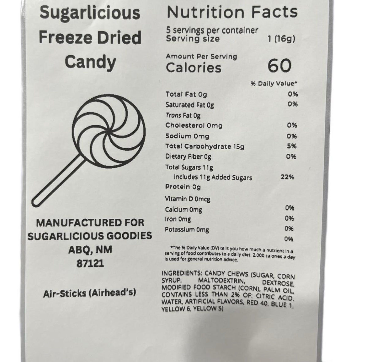 Air-Sticks (Airhead’s)